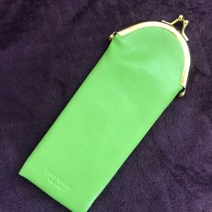 Soft photo leather Kate spade eyeglass pouch
